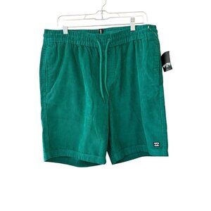 Billabong Mens Evergreen Corduroy Elastic Waist Shorts Size L NWT